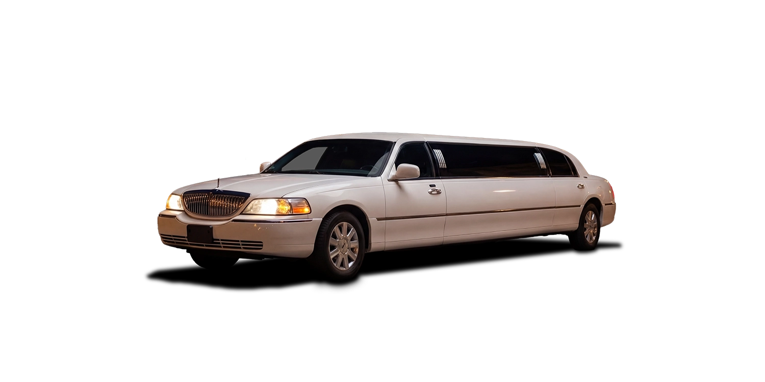 Town Car Stretch-Limousine (White, 6 Pax)